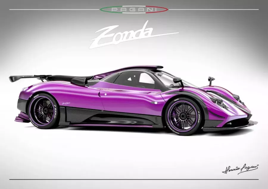 超级跑车帕加尼Zonda 764 Passione